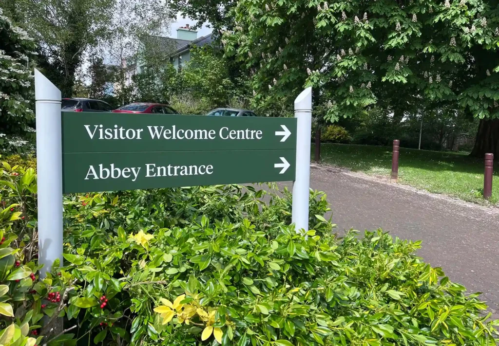 Directional signs created and installed for Buckfast Abbey