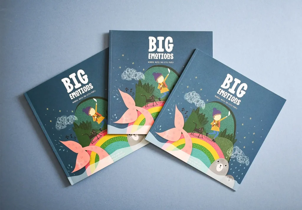 A story book printed for children about big emotions.